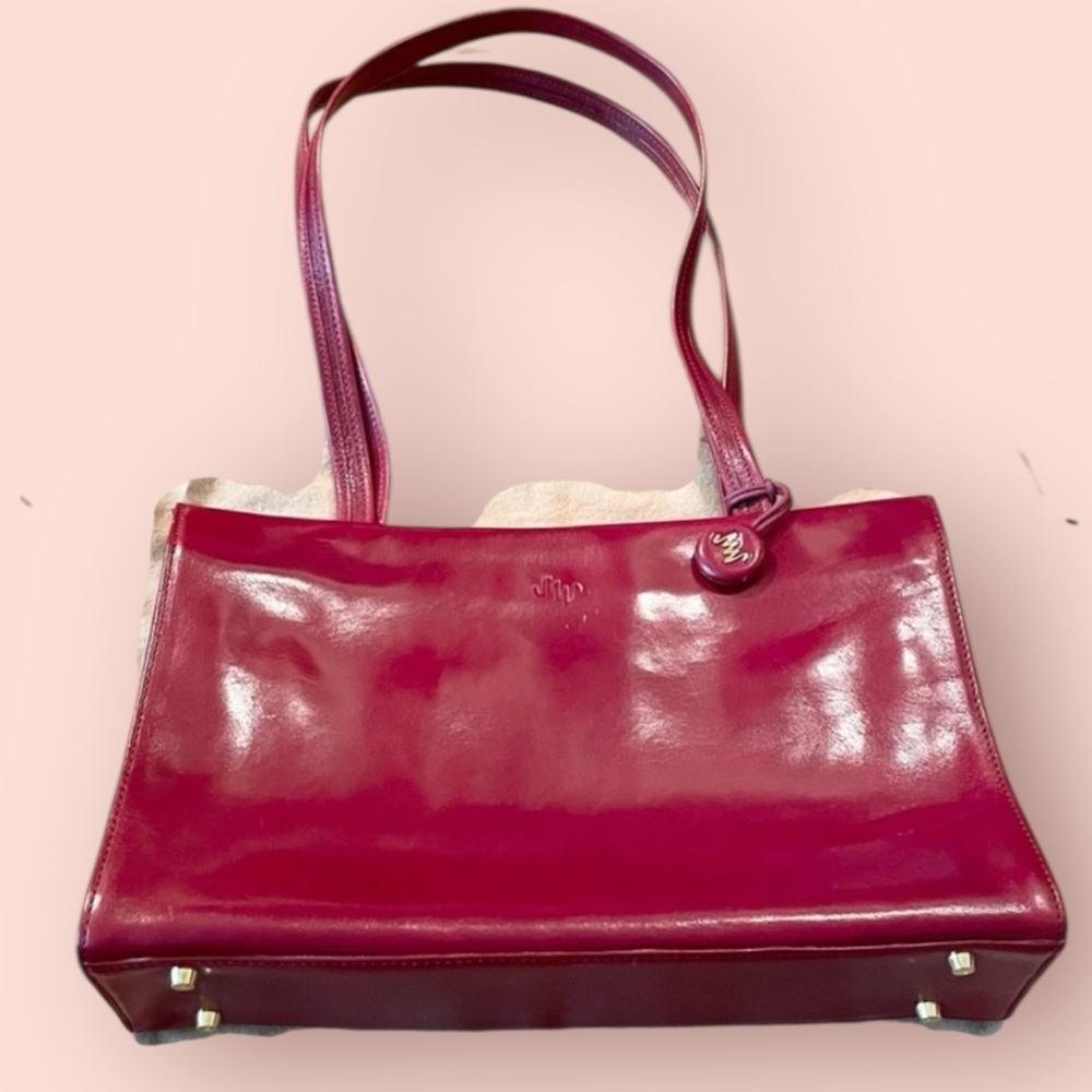NWOT Monsac Red Leather Bag
